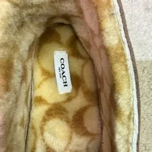 Coach | Shoes | Coach Shoes For Men Real Lamb Fur Brown  display picture 2